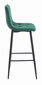 3-toolide komplekt Leobert Nado, roheline/must цена и информация | Söögitoolid, baaritoolid | kaup24.ee