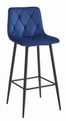 Комплект из 4-х стульев Leobert Nado, синий/черный цена и информация | Стулья для кухни и столовой | kaup24.ee