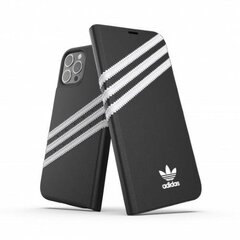 Adidas OR Booklet Case PU iPhone 12 Pro Max 6,7" czarno-biały|black-white 42246 цена и информация | Чехлы для телефонов | kaup24.ee