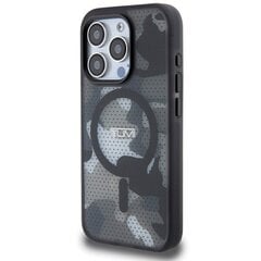 Tumi TUHMP15XTCAMK iPhone 15 Pro Max 6.7" czarny|black hardcase Frosted Camo Print MagSafe цена и информация | Чехлы для телефонов | kaup24.ee