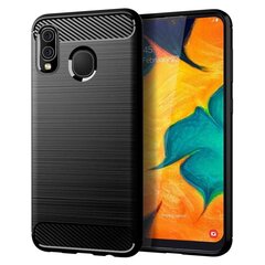 Carbon Case для Samsung Galaxy A6 ( A6 2018 ) черный цена и информация | Чехлы для телефонов | kaup24.ee