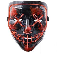 Светодиодная маска для Хэллоуина Purge цена и информация | Карнавальные костюмы | kaup24.ee