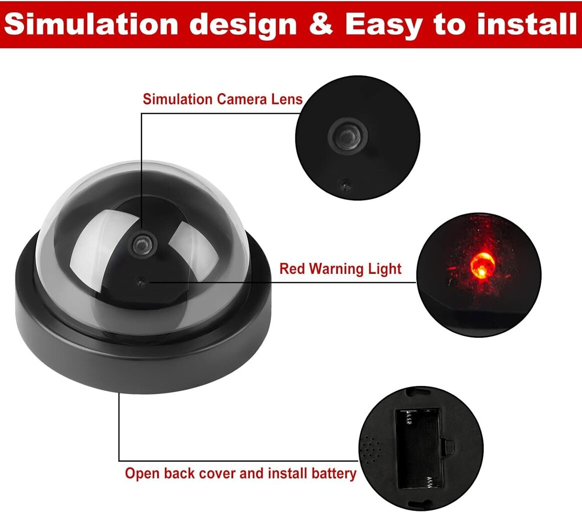 NONMON imitatsioonkaamera CCTV, 4 tk hind ja info | Valvekaamerad | kaup24.ee