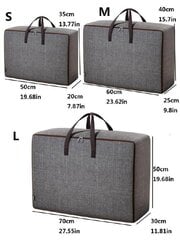 Большая сумка для хранения одеяла Electronics LV-490, размер 50х20х35 см, 1 шт. цена и информация | Ящики для вещей | kaup24.ee