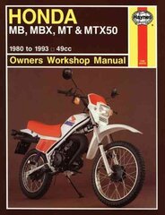 Honda MB, MBX, MT & MTX50 (80-93) Haynes Repair Manual 8th Revised edition hind ja info | Reisiraamatud, reisijuhid | kaup24.ee