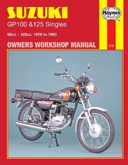 Suzuki GP100 & 125 Singles (78 - 93) Haynes Repair Manual 8th Revised edition hind ja info | Reisiraamatud, reisijuhid | kaup24.ee