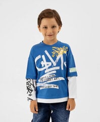 Футболка для мальчиков Gulliver, синяя цена и информация | Рубашки для мальчиков | kaup24.ee