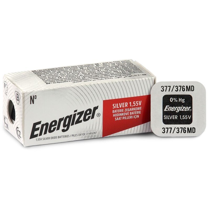 Kella patareid Energizer 377 10 tk цена и информация | Patareid | kaup24.ee