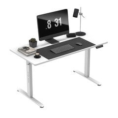 Электрический стол 140 x 70 см Mark Adler Leader 7.4, белый цена и информация | Компьютерные, письменные столы | kaup24.ee