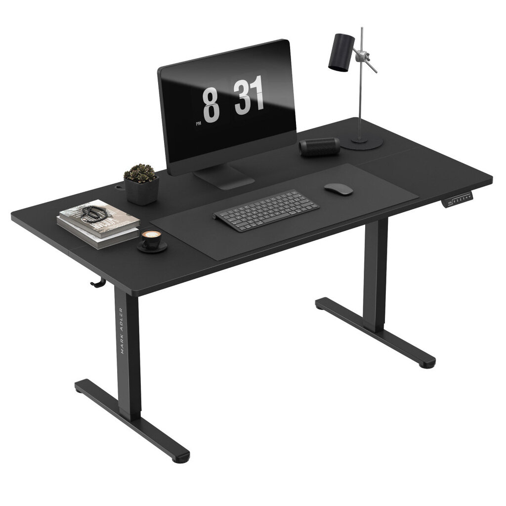 Elektriline laud 160 x 80 cm Mark Adler Leader 7.6, Must hind ja info | Arvutilauad, kirjutuslauad | kaup24.ee