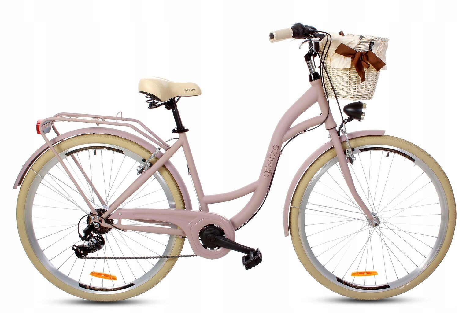 Linnaratas Goetze 28" 7SP, Lilac hind ja info | Jalgrattad | kaup24.ee