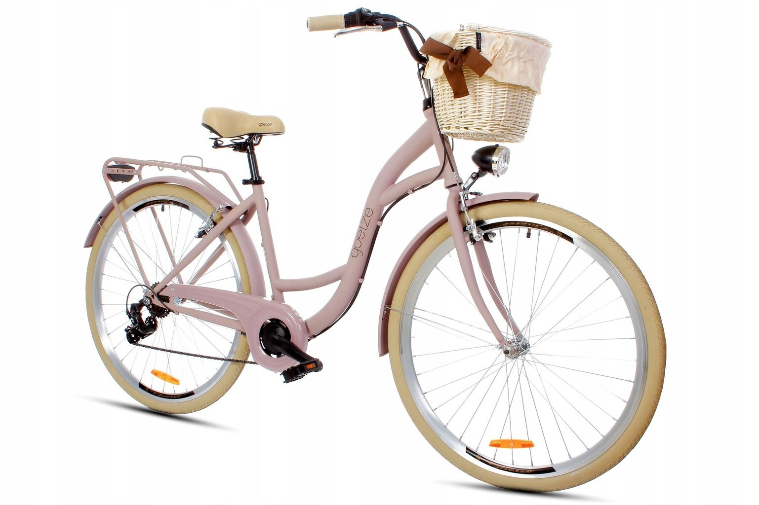 Linnaratas Goetze 28" 7SP, Lilac hind ja info | Jalgrattad | kaup24.ee