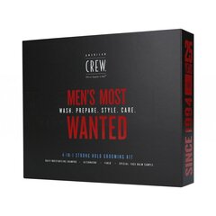 Набор для ухода за волосами AMERICAN CREW MEN’S MOST WANTED HOLD GROOMING SET цена и информация | Средства для укладки волос | kaup24.ee