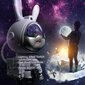 LED galaktika ja tähtprojektor Astronaut Bunny hind ja info | Peokaunistused | kaup24.ee