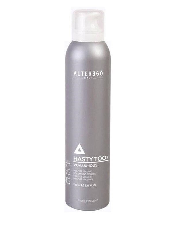 Juuksevaht Alterego Hasty Too Voluxious Foam Volume, 250 ml цена и информация | Viimistlusvahendid juustele | kaup24.ee