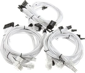 Super Flower Sleeve Cable Kit - White цена и информация | Кабели и провода | kaup24.ee