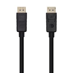 Кабель Displayport Aisens Cable DisplayPort V1.2 4K@60Hz, DP/M-DP/M, Negro, 1.0m Чёрный 1 m цена и информация | Кабели и провода | kaup24.ee
