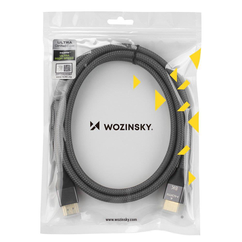 Wozinsky HDMI 2.1, 3m hind ja info | Kaablid ja juhtmed | kaup24.ee