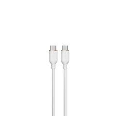 Devia cable Jelly USB-C - USB-C 1,2 m 60W white цена и информация | Кабели и провода | kaup24.ee