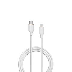 Devia cable Jelly USB-C - USB-C 1,2 m 60W white цена и информация | Кабели и провода | kaup24.ee