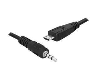 Кабель Micro USB - Jack 3,5 мм, четырехполюсный, 1,5 м. цена и информация | Кабели и провода | kaup24.ee