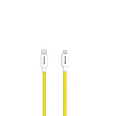 PANTONE MFi cable Lightning - USB-C 1,5m PT-CTL002-5 Yellow 102C цена и информация | Кабели и провода | kaup24.ee