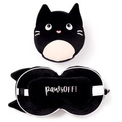 Подушка для путешествий для кошек Resteazzz Maneki Neko, маска для глаз цена и информация | Декоративные подушки и наволочки | kaup24.ee