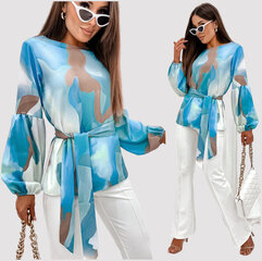 Блузка для женщин Betty, синяя цена и информация | Женские блузки, рубашки | kaup24.ee