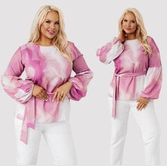 Suures suuruses pluus naistele Betty, roosa цена и информация | Женские блузки, рубашки | kaup24.ee
