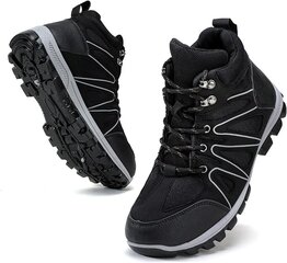 Нескользящие легкие мужские ботинки Vicrunmx, черные цена и информация | Мужские ботинки | kaup24.ee