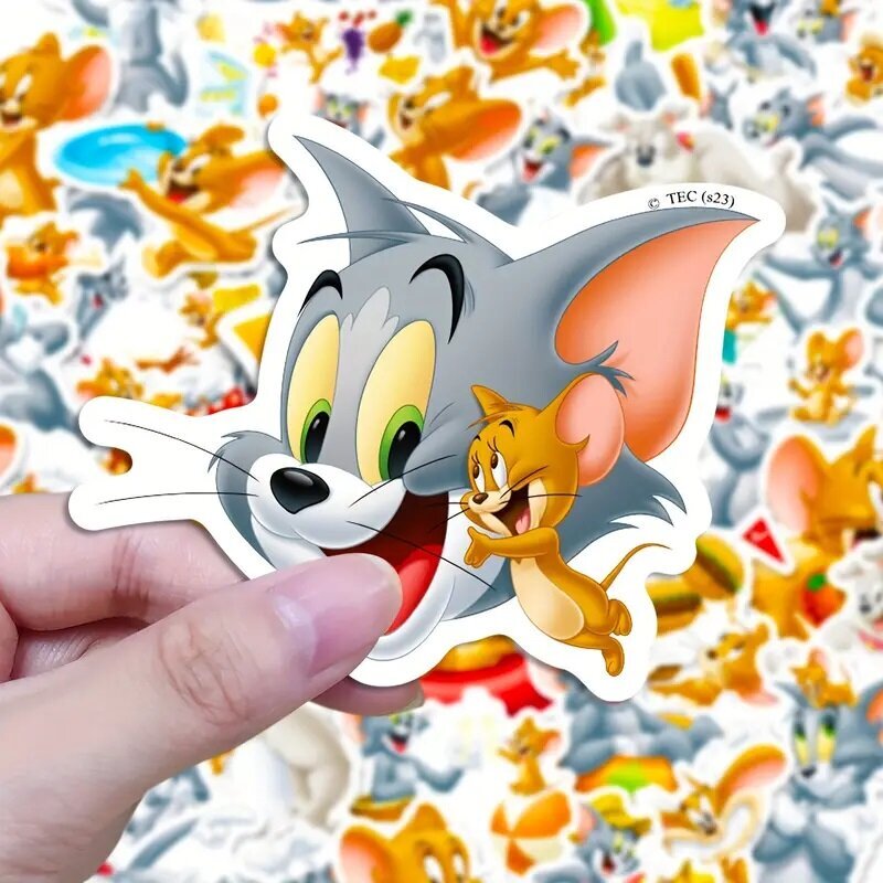 Kleepsud Tom ja Jerry, 50tk hind ja info | Aplikatsioonid, dekoratsioonid, kleebised | kaup24.ee
