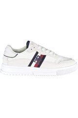 Spordijalatsid meestele Tommy Hilfiger FM0FM04585, valge цена и информация | Кроссовки для мужчин | kaup24.ee