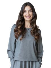 Блузка Lega MKZ75, серый цена и информация | Женские блузки, рубашки | kaup24.ee