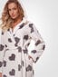 Kapuutsiga hommikumantel L&L 2311, valge hind ja info | Naiste hommikumantlid | kaup24.ee