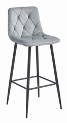 3-tooli komplekt Leobert Nado, hall/must hind ja info | Söögilaua toolid, köögitoolid | kaup24.ee