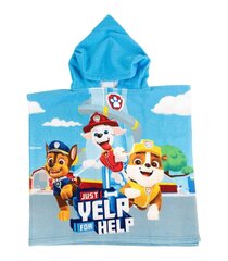 Детское полотенце-пончо Paw Patrol, синий/красный цена и информация | Полотенца | kaup24.ee