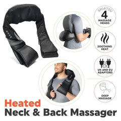 Salter EE6934BLKSTKEU7 Heated Neck & Back Massager цена и информация | Массажер | kaup24.ee