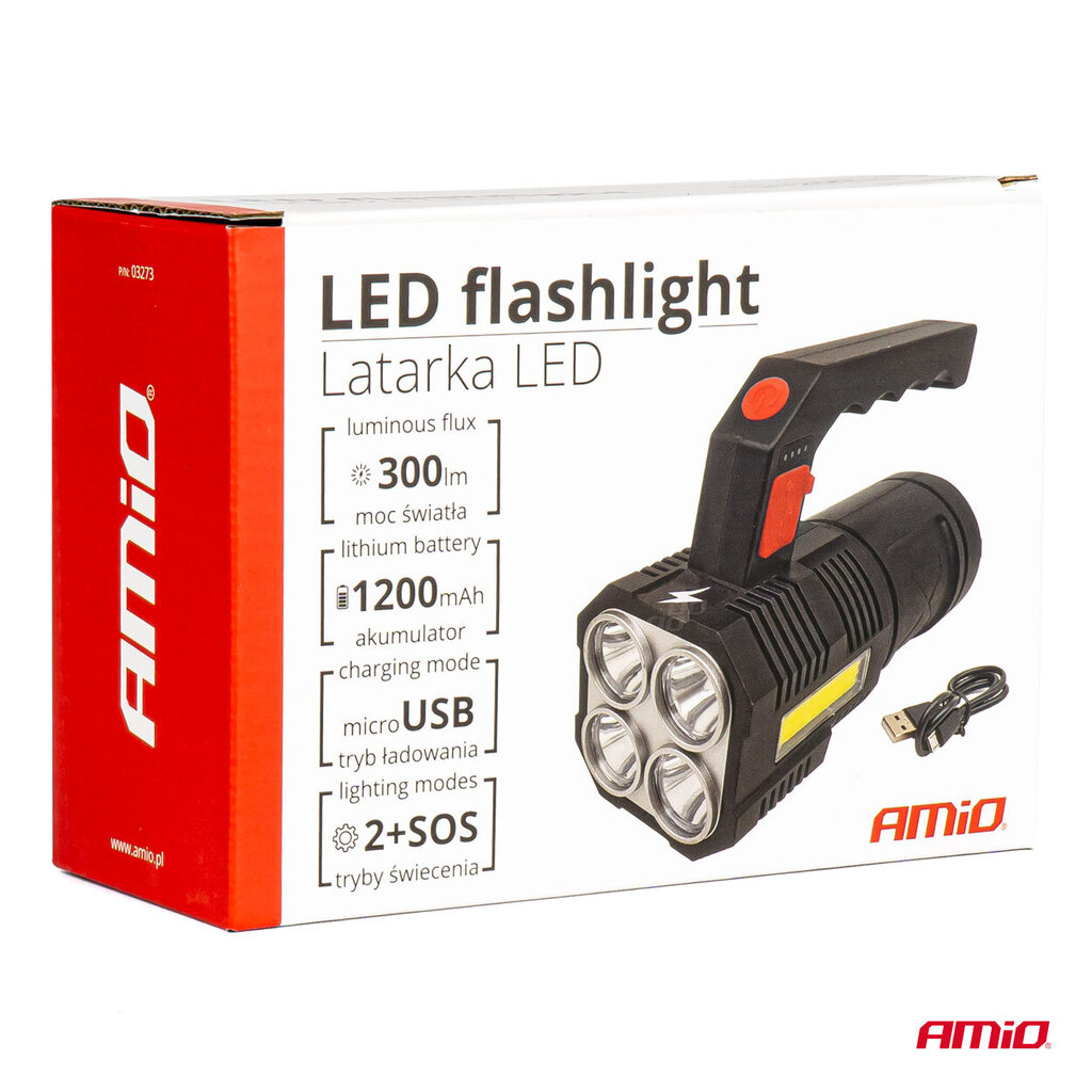 Led lamp 300lm USB WT17 Amio 03273 hind ja info | Lisaseadmed | kaup24.ee