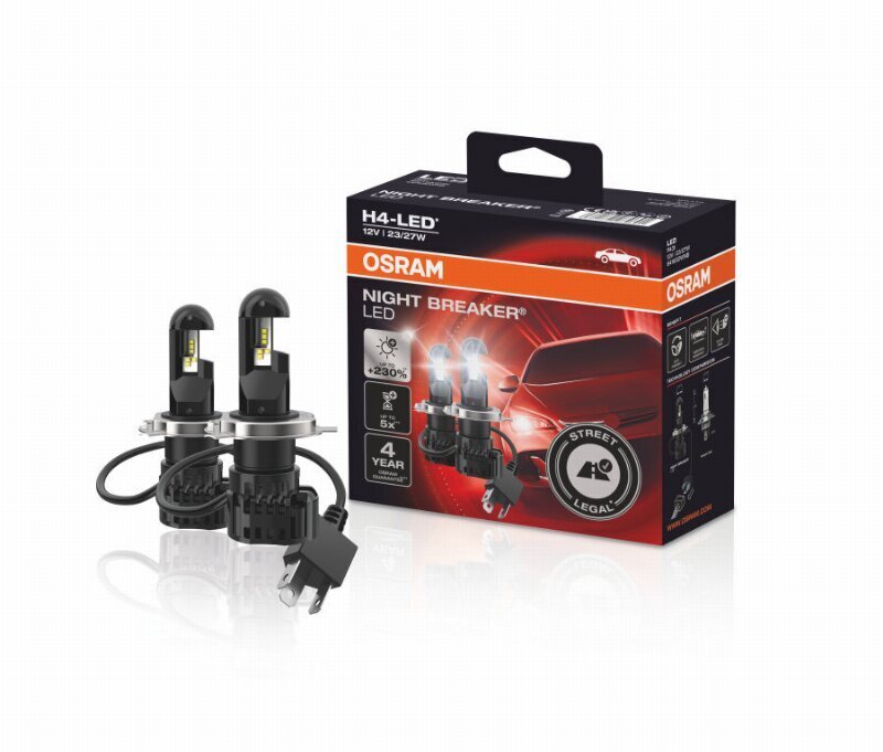 Autopirnid Osram Night Breaker H4-LED, 2 tk. hind ja info | Autopirnid | kaup24.ee