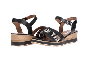 Naiste kingad Remonte 80786, mustad hind ja info | Naiste sandaalid | kaup24.ee