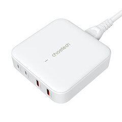 Choetech PD8008 2xUSB-C/2xUSB-A GaN 100W цена и информация | Адаптеры и USB-hub | kaup24.ee