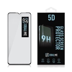 OBAL:ME 5D Glass Screen Protector for Samsung Galaxy M12|A32 5G|A12|A02s Black цена и информация | Защитные пленки для телефонов | kaup24.ee