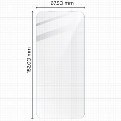 Bizon Glass Clear hind ja info | Ekraani kaitsekiled | kaup24.ee