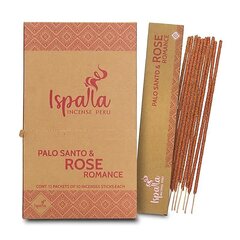 Palo Santo viirukid Rose Romance, Ispalla, 10 tk hind ja info | Kodulõhnastajad | kaup24.ee