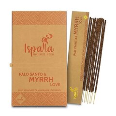 Palo Santo viirukik Myrrh Love, Ispalla, 10 tk hind ja info | Kodulõhnastajad | kaup24.ee