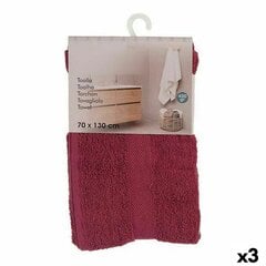 Банное полотенце Тёмно Бордовый (70 x 0,5 x 130 cm) (3 штук) цена и информация | Полотенца | kaup24.ee