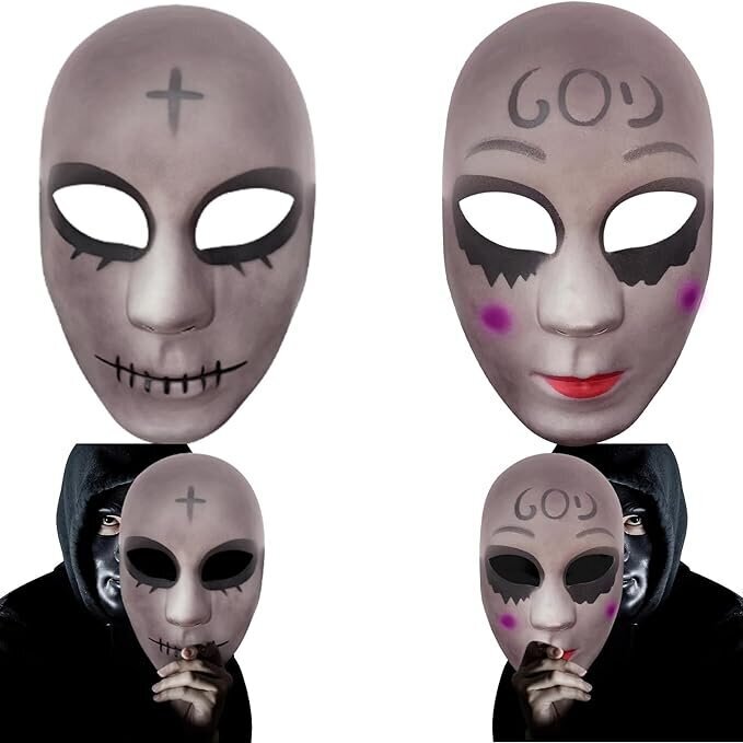 Halloweeni mask GAROMIA, 2 tk цена и информация | Karnevali kostüümid | kaup24.ee