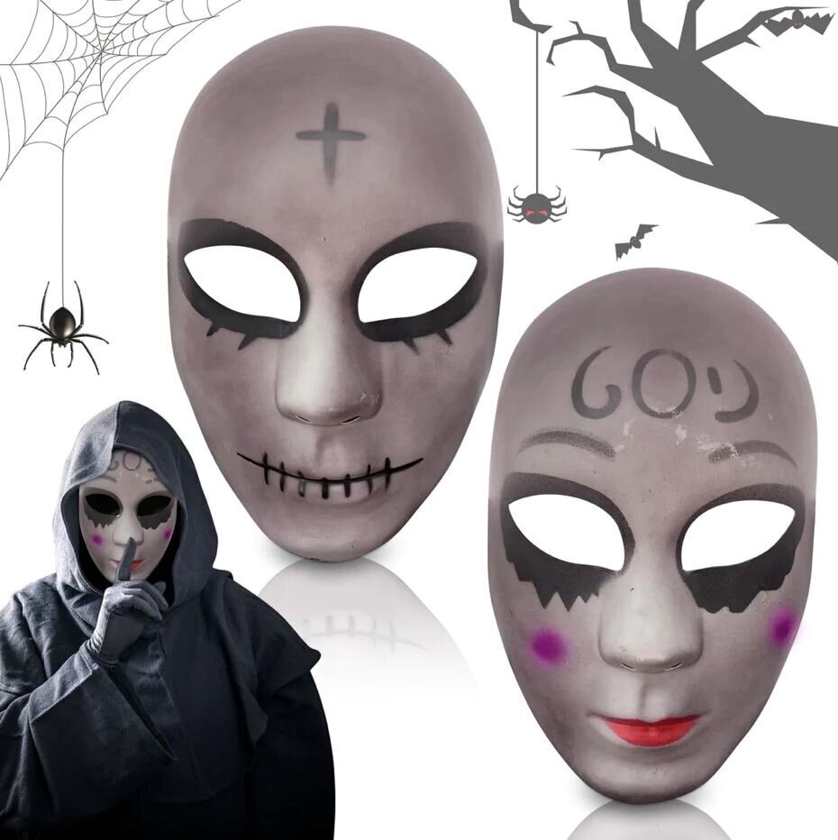 Halloweeni mask GAROMIA, 2 tk цена и информация | Karnevali kostüümid | kaup24.ee