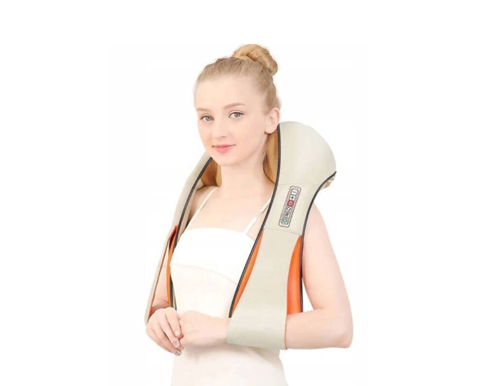 DreamQo kaela ja selja Shiatsu massager HT-P002 hind ja info | Massaažiseadmed | kaup24.ee