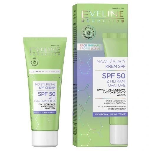 Niisutav näokreem Eveline Cosmetics Face Therapy Professional SPF-50, 50 ml hind ja info | Näokreemid | kaup24.ee